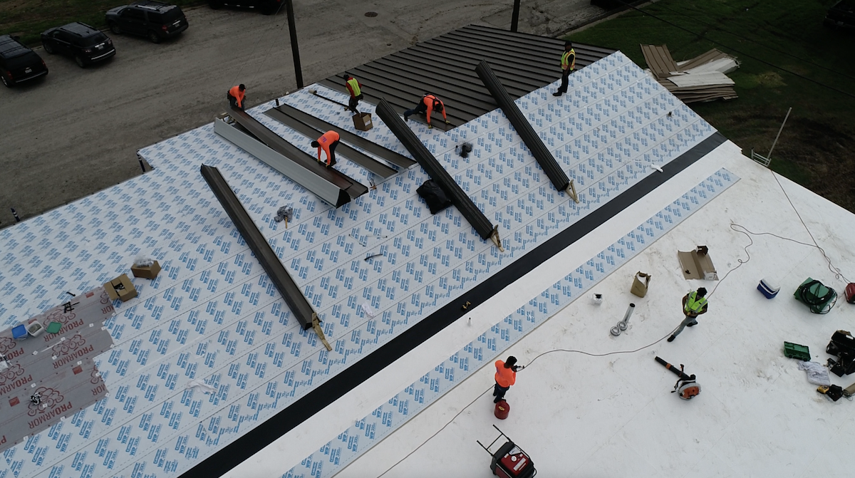 Occupied Building Re-Roofing